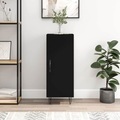 vidaXL, vidaXL Sideboard Schwarz 34,5x34x90 cm Holzwerkstoff