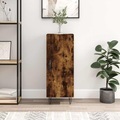 vidaXL, vidaXL Sideboard Räuchereiche 34,5x34x90 cm Holzwerkstoff