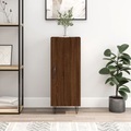 vidaXL, vidaXL Sideboard Braun Eichen-Optik 34,5x34x90 cm Holzwerkstoff