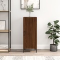vidaXL, vidaXL Sideboard Braun Eichen-Optik 34,5x34x90 cm Holzwerkstoff