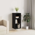 vidaXL, vidaXL Sideboard Schwarz 34,5x32,5x90 cm Holzwerkstoff