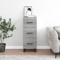 vidaXL, vidaXL Sideboard Grau Sonoma 34,5x34x90 cm Holzwerkstoff