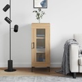 vidaXL, vidaXL Sideboard Sonoma-Eiche 34,5x34x90 cm Holzwerkstoff