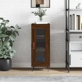 vidaXL, vidaXL Sideboard Braun Eichen-Optik 34,5x34x90 cm Holzwerkstoff