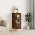 vidaXL, vidaXL Sideboard Räuchereiche 34,5x34x90 cm Holzwerkstoff