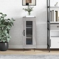 vidaXL, vidaXL Sideboard Grau Sonoma 34,5x34x90 cm Holzwerkstoff