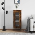 vidaXL, vidaXL Sideboard Räuchereiche 34,5x34x90 cm Holzwerkstoff