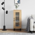 vidaXL, vidaXL Sideboard Sonoma-Eiche 34,5x34x90 cm Holzwerkstoff