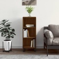 vidaXL, vidaXL Sideboard Braun Eichen-Optik 34,5x32,5x90 cm Holzwerkstoff