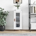 vidaXL, vidaXL Sideboard Weiß 34,5x34x90 cm Holzwerkstoff