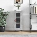 vidaXL, vidaXL Sideboard Betongrau 34,5x34x90 cm Holzwerkstoff