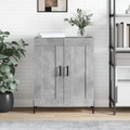 vidaXL, vidaXL Sideboard Betongrau 69,5x34x90 cm Holzwerkstoff