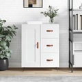 vidaXL, vidaXL Sideboard Weiß 69,5x34x90 cm Holzwerkstoff