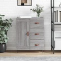 vidaXL, vidaXL Sideboard Grau Sonoma 69,5x34x90 cm Holzwerkstoff