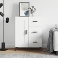vidaXL, vidaXL Sideboard Hochglanz-Weiß 69,5x34x90 cm Holzwerkstoff