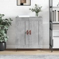 vidaXL, vidaXL Sideboard Betongrau 69,5x34x90 cm Holzwerkstoff