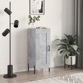 vidaXL, vidaXL Sideboard Betongrau 34,5x34x90 cm Holzwerkstoff