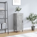 vidaXL, vidaXL Sideboard Betongrau 34,5x34x90 cm Holzwerkstoff