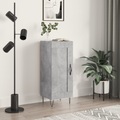 vidaXL, vidaXL Sideboard Betongrau 34,5x34x90 cm Holzwerkstoff