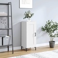 vidaXL, vidaXL Sideboard Weiß 34,5x34x90 cm Holzwerkstoff