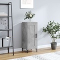 vidaXL, vidaXL Sideboard Betongrau 34,5x34x90 cm Holzwerkstoff