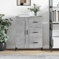 vidaXL, vidaXL Sideboard Betongrau 69,5x34x90 cm Holzwerkstoff