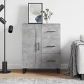 vidaXL, vidaXL Sideboard Betongrau 69,5x34x90 cm Holzwerkstoff