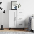 vidaXL, vidaXL Sideboard Hochglanz-Weiß 69,5x34x90 cm Holzwerkstoff