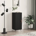 vidaXL, vidaXL Sideboard Schwarz 34,5x34x90 cm Holzwerkstoff