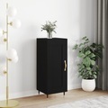 vidaXL, vidaXL Sideboard Schwarz 34,5x34x90 cm Holzwerkstoff