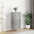 vidaXL, vidaXL Sideboard Betongrau 34,5x34x90 cm Holzwerkstoff