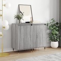 vidaXL, vidaXL Sideboards 2 Stk. Grau Sonoma 40x35x70 cm Holzwerkstoff
