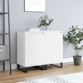 vidaXL, vidaXL Sideboards 2 Stk. Weiß 40x35x70 cm Holzwerkstoff