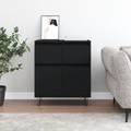 vidaXL, vidaXL Sideboard Schwarz 60x35x70 cm Holzwerkstoff