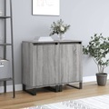 vidaXL, vidaXL Sideboards 2 Stk. Grau Sonoma 40x35x70 cm Holzwerkstoff
