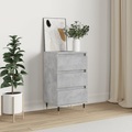 vidaXL, vidaXL Sideboard Betongrau 40x35x70 cm Holzwerkstoff