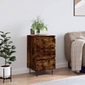 vidaXL, vidaXL Sideboard Räuchereiche 40x35x70 cm Holzwerkstoff