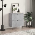 vidaXL, vidaXL Sideboard Betongrau 60x35x70 cm Holzwerkstoff