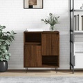 vidaXL, vidaXL Sideboard Braun Eichen-Optik 60x35x70 cm Holzwerkstoff
