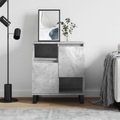 vidaXL, vidaXL Sideboard Betongrau 60x35x70 cm Holzwerkstoff