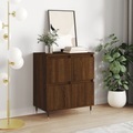vidaXL, vidaXL Sideboard Braun Eichen-Optik 60x35x70 cm Holzwerkstoff