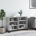 vidaXL, vidaXL Sideboard Betongrau 103,5x35x70 cm Holzwerkstoff