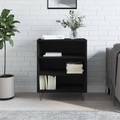 vidaXL, vidaXL Sideboard Schwarz 57x35x70 cm Holzwerkstoff