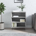 vidaXL, vidaXL Sideboard Betongrau 57x35x70 cm Holzwerkstoff