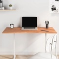vidaXL, vidaXL Schreibtischplatte 110x(50-55)x1,5 cm Massivholz Buche