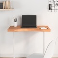 vidaXL, vidaXL Schreibtischplatte 80x(36-40)x4 cm Massivholz Buche