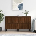 vidaXL, vidaXL Sideboards 2 Stk. Braun Eichen-Optik Holzwerkstoff