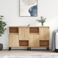 vidaXL, vidaXL Sideboards 2 Stk. Sonoma-Eiche Holzwerkstoff