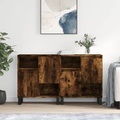 vidaXL, vidaXL Sideboards 2 Stk. Räuchereiche Holzwerkstoff