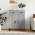 vidaXL, vidaXL Sideboard Grau Sonoma 69,5x34x90 cm Holzwerkstoff